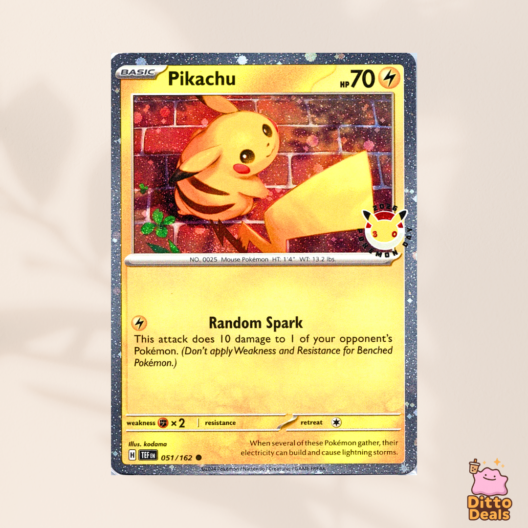 [Pokemon Day 2026] 051/162 Pikachu (Cosmos Holo)